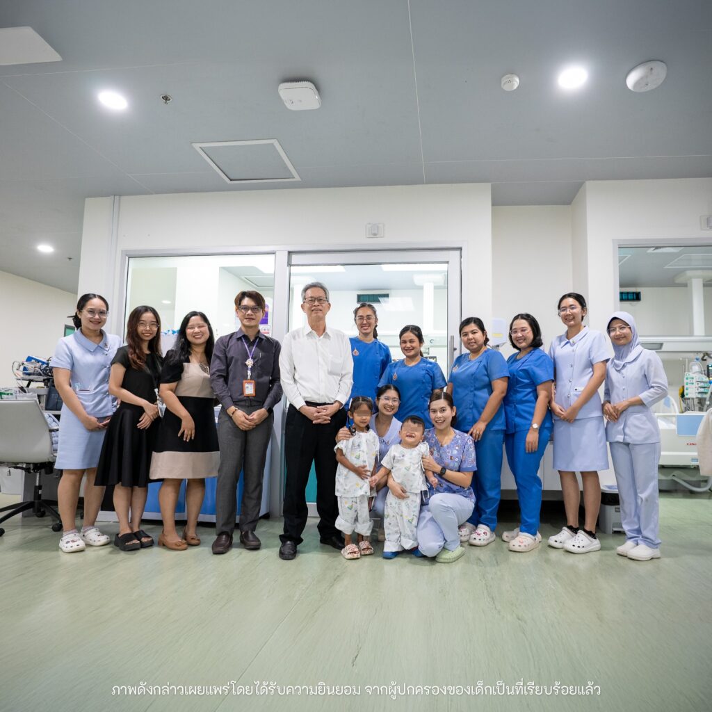 โรงพยาบาลศูนย์การแพทย์มหาวิทยาลัยวลัยลักษณ์ ประสบความสำเร็จในการผ่าตัดแก้ไขรูรั่วผนังกั้นหัวใจ ในผู้ป่วยเด็ก 2 ราย ภายใต้โครงการพัฒนาเครือข่ายการผ่าตัดโรคหัวใจในเด็กภาคใต้ตอนบน ร่วมกับ มูลนิธิเด็กโรคหัวใจ 6